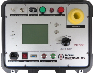 VITS60M: 3-In-1 tester: vacuum interrupter integrity, megohmmeter & hipot